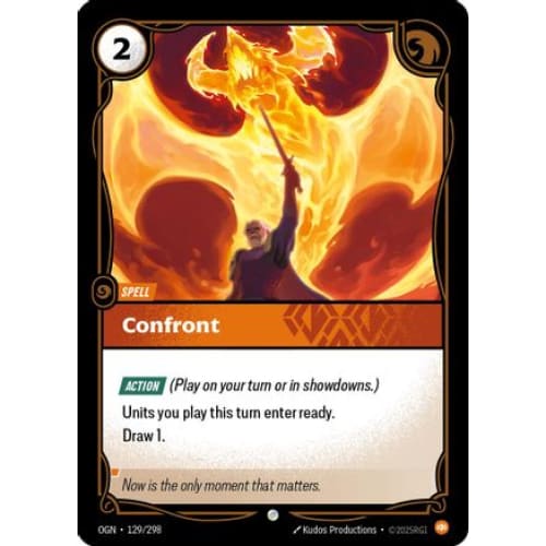 Confront (129/298) - Origins Foil - Single