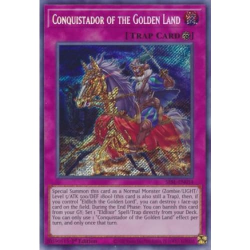 Conquistador of the Golden Land (SESL-EN034) Secret Rare