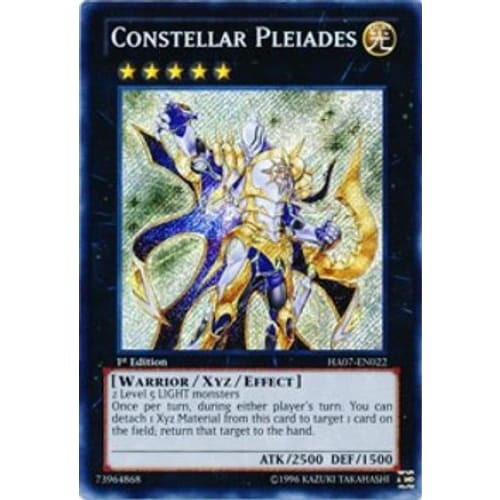 Constellar Pleiades (HA07-EN022) Secret Rare Unlimited