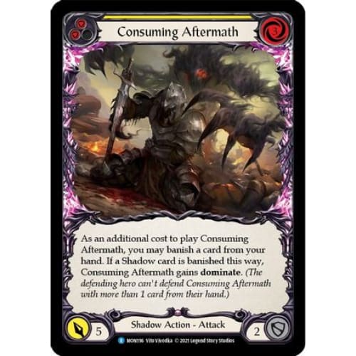 Consuming Aftermath (Yellow) (MONARCH) 1st Edition - Single