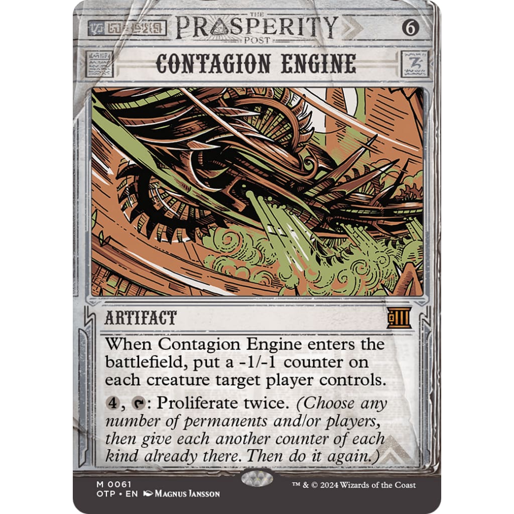 Contagion Engine (OTP-061): (Showcase) (Borderless) - Single