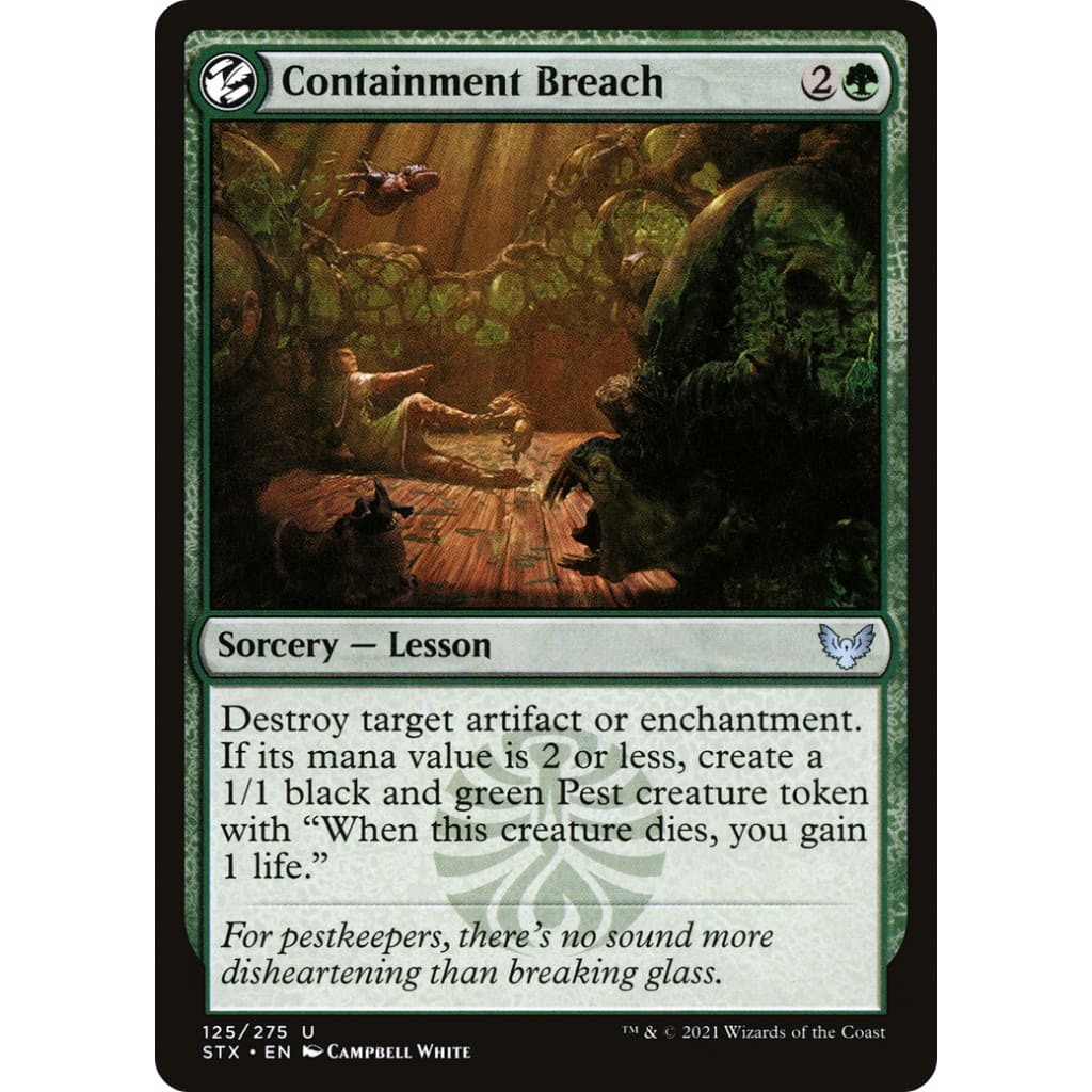 Containment Breach (STX-125): (lesson) Foil - Single