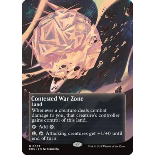 Contested War Zone (0053) (Borderless) (EOS-053) - Single