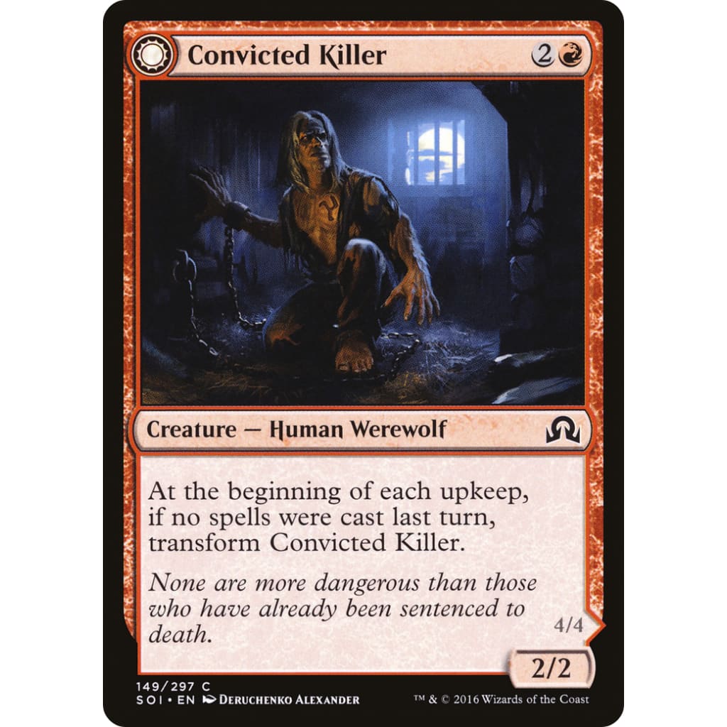 Convicted Killer (SOI-149): (Double Faced Transform)