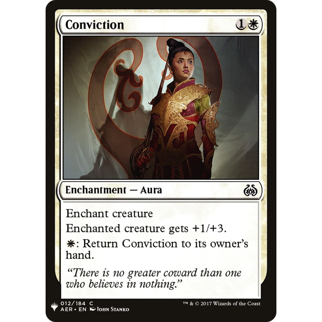 Conviction (PLST-AER-12) - Single
