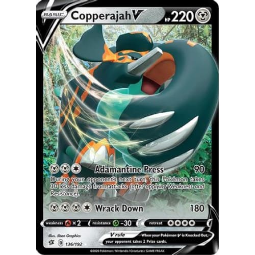 Copperajah V (136) Holo Rare Holofoil - Single