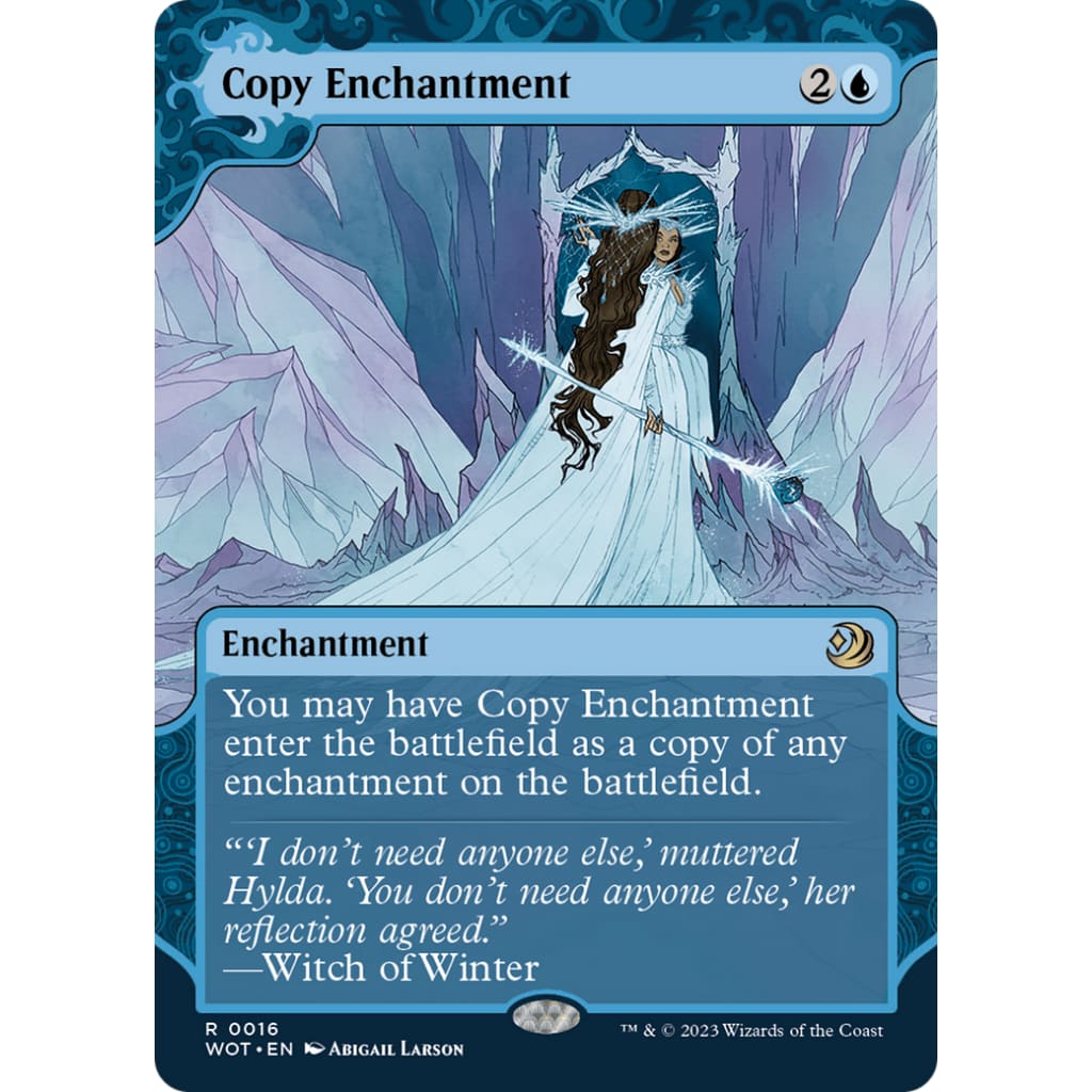 Copy Enchantment (WOT-016): (Showcase) (Borderless) - Single