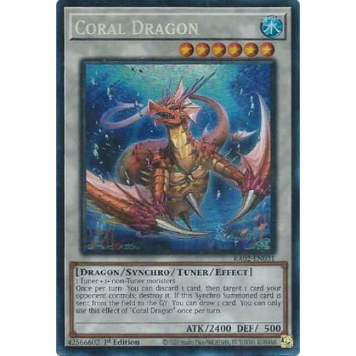 Coral Dragon (PCR) - RA02-EN031 Prismatic Collector’s Rare