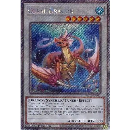 Coral Dragon (Platinum Secret Rare) - RA02-EN031 Platinum