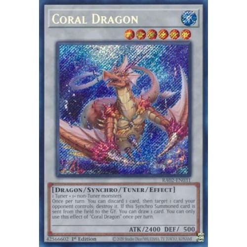 Coral Dragon (Secret Rare) - RA02-EN031 Secret Rare 1st