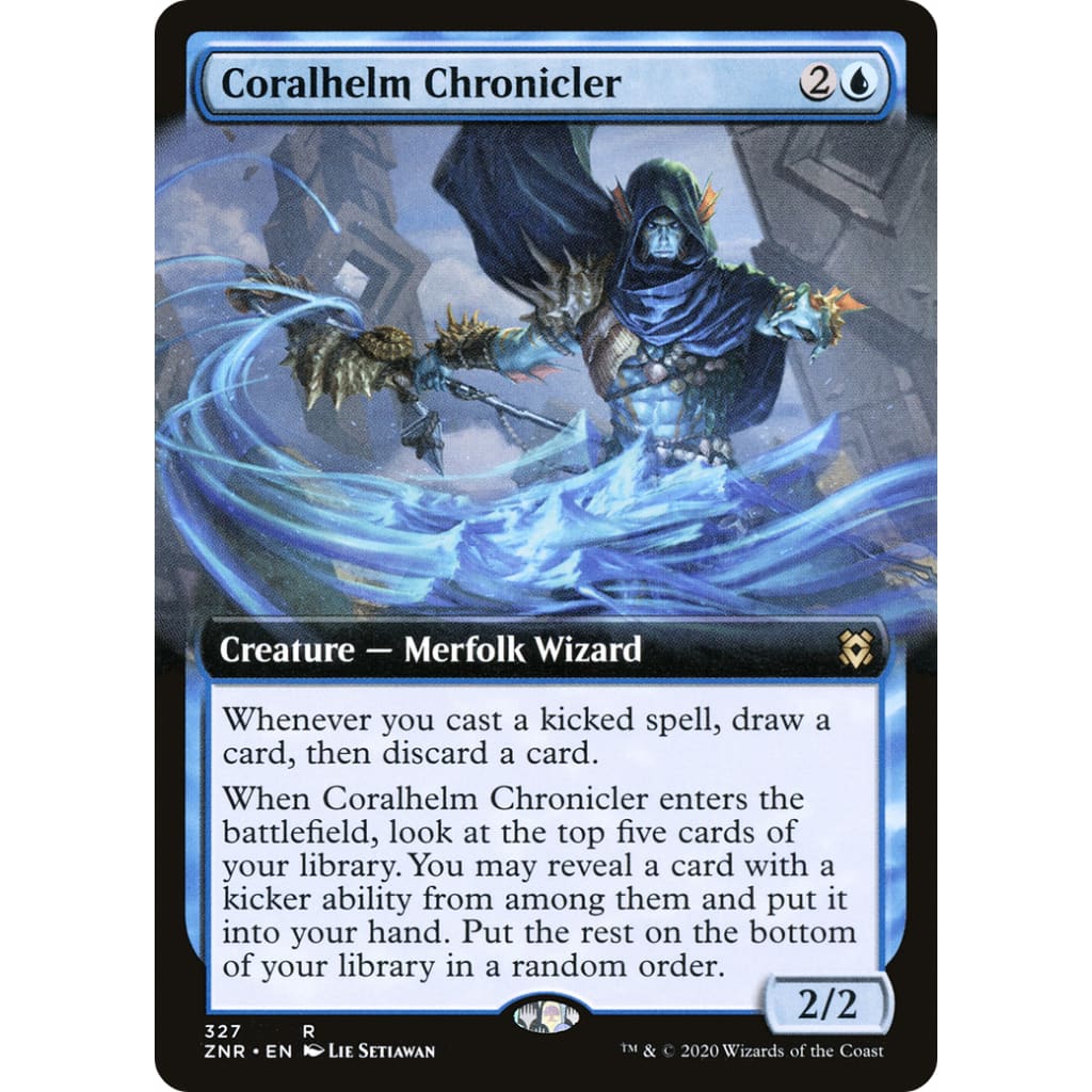 Coralhelm Chronicler (ZNR-327): (Extended Art) Foil - Single