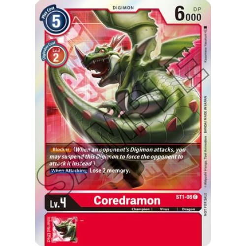 Coredramon - ST1-06 (Event Pack 1) (ST1-06 C) Promo Foil