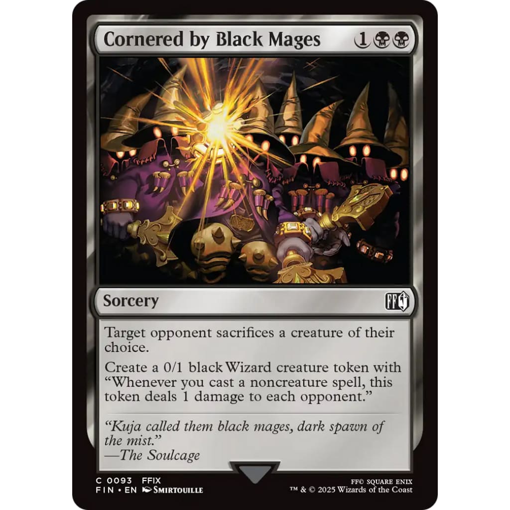 Cornered by Black Mages (FIN-093) Foil - Single