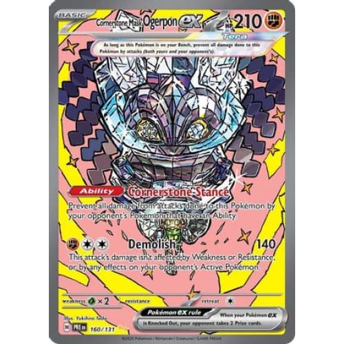 Cornerstone Mask Ogerpon ex - 160/131 (160) Special