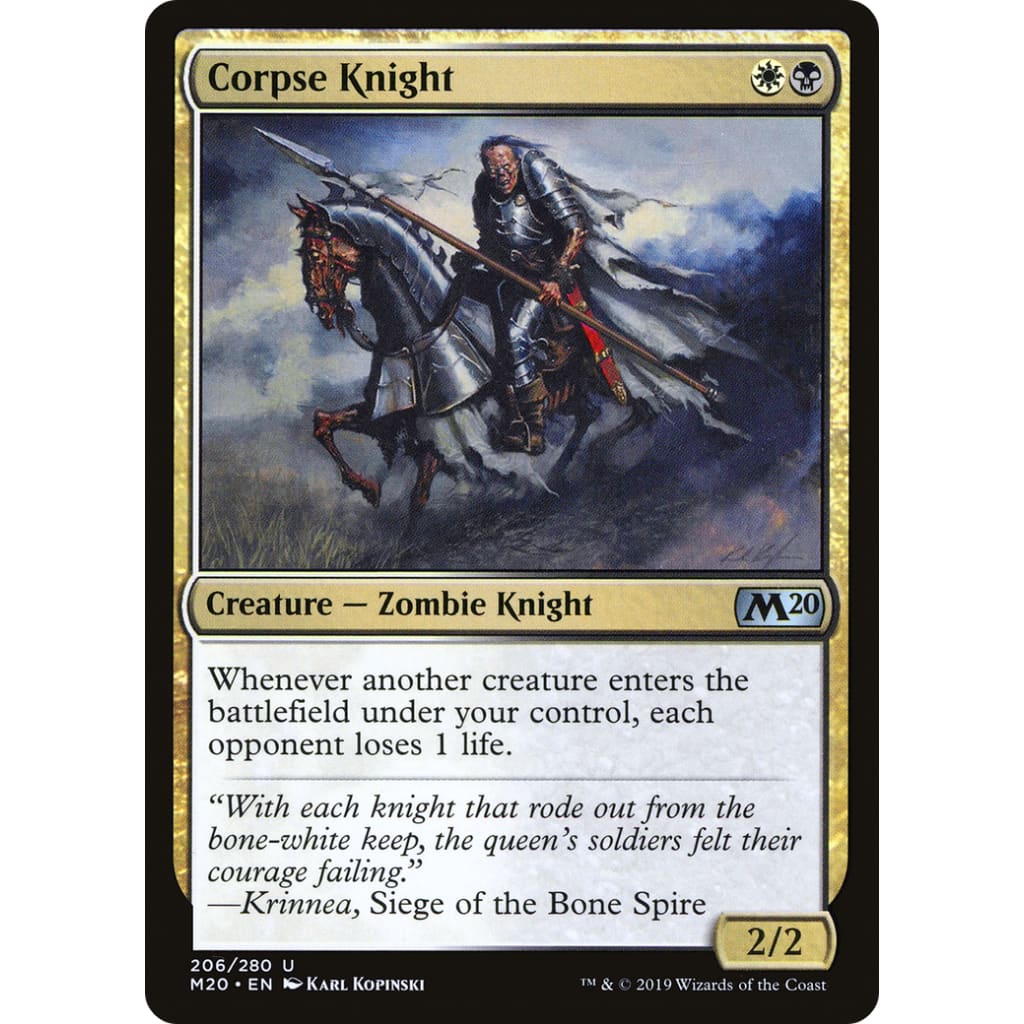 Corpse Knight (M20-206) Foil - Single