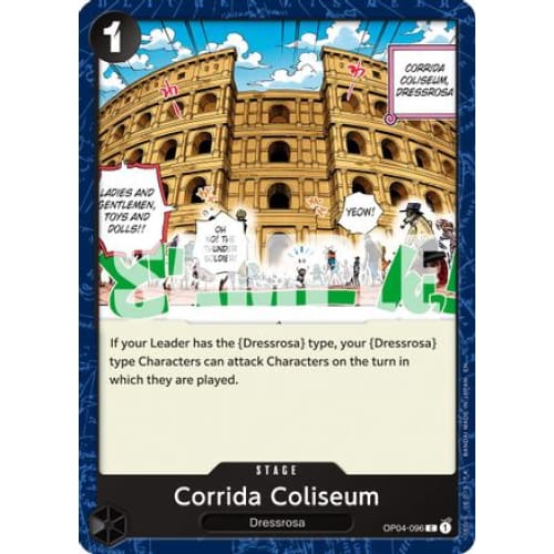 Corrida Coliseum (Reprint) OP04-096 C Premium Booster -The