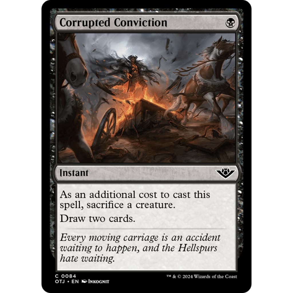 Corrupted Conviction (OTJ-084) Foil - Single