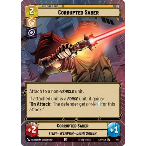 Corrupted Saber (Hyperspace) (451) - Single
