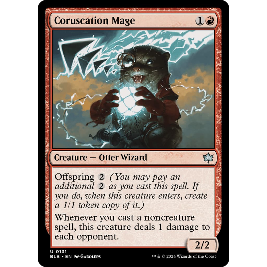 Coruscation Mage (BLB-131) Foil - Single