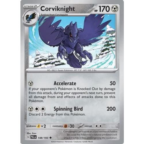 Corviknight (148) Uncommon - Single
