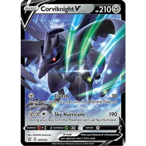 Corviknight V (109/163) Holo Rare Holofoil - Single