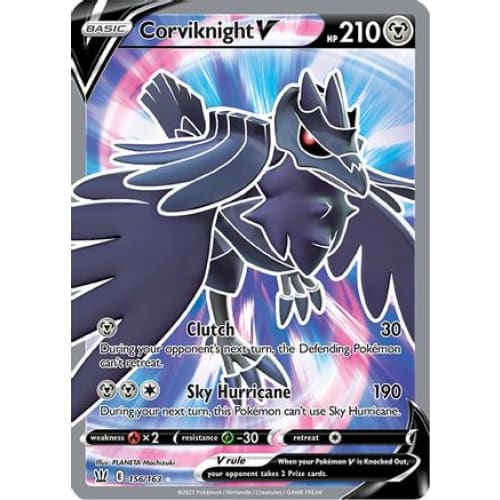 Corviknight V (156/163) Ultra Rare Holofoil - Single