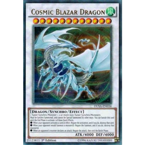 Cosmic Blazar Dragon (DUSA-EN034) Ultra Rare 1st Edition