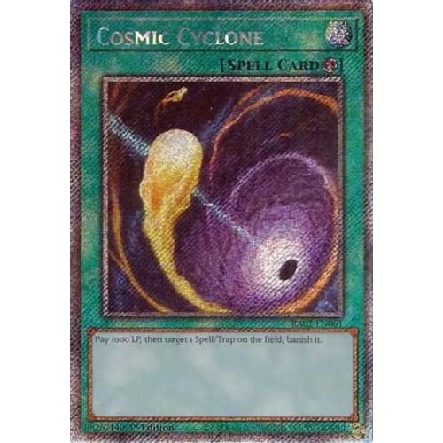 Cosmic Cyclone (Platinum Secret Rare) - RA02-EN061 Platinum