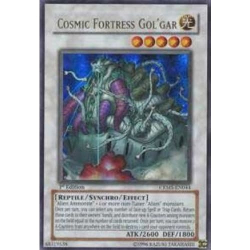 Cosmic Fortress Gol’Gar (CRMS-EN044) Ultra Rare 1st Edition