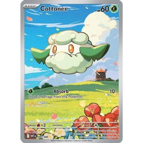 Cottonee - 090/086 (90) Illustration Rare Holofoil - Single