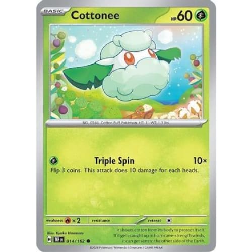 Cottonee (14) Common Reverse Holofoil - Single