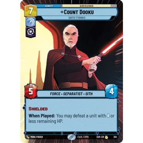 Count Dooku - Darth Tyranus (Hyperspace) (304) - Spark