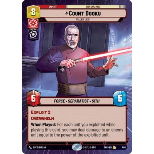 Count Dooku - Fallen Jedi (Hyperspace) (406) - Single