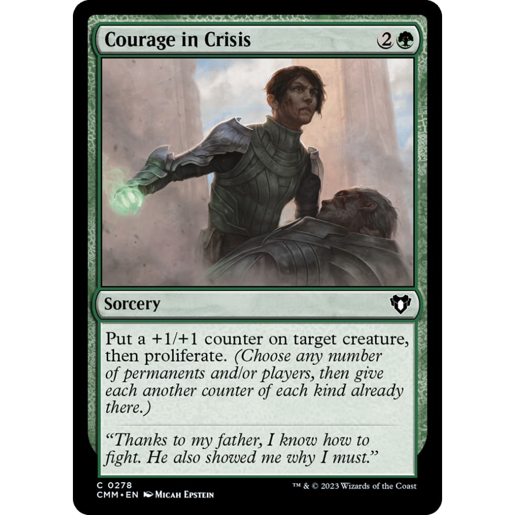 Courage in Crisis (CMM-278) Foil - Single