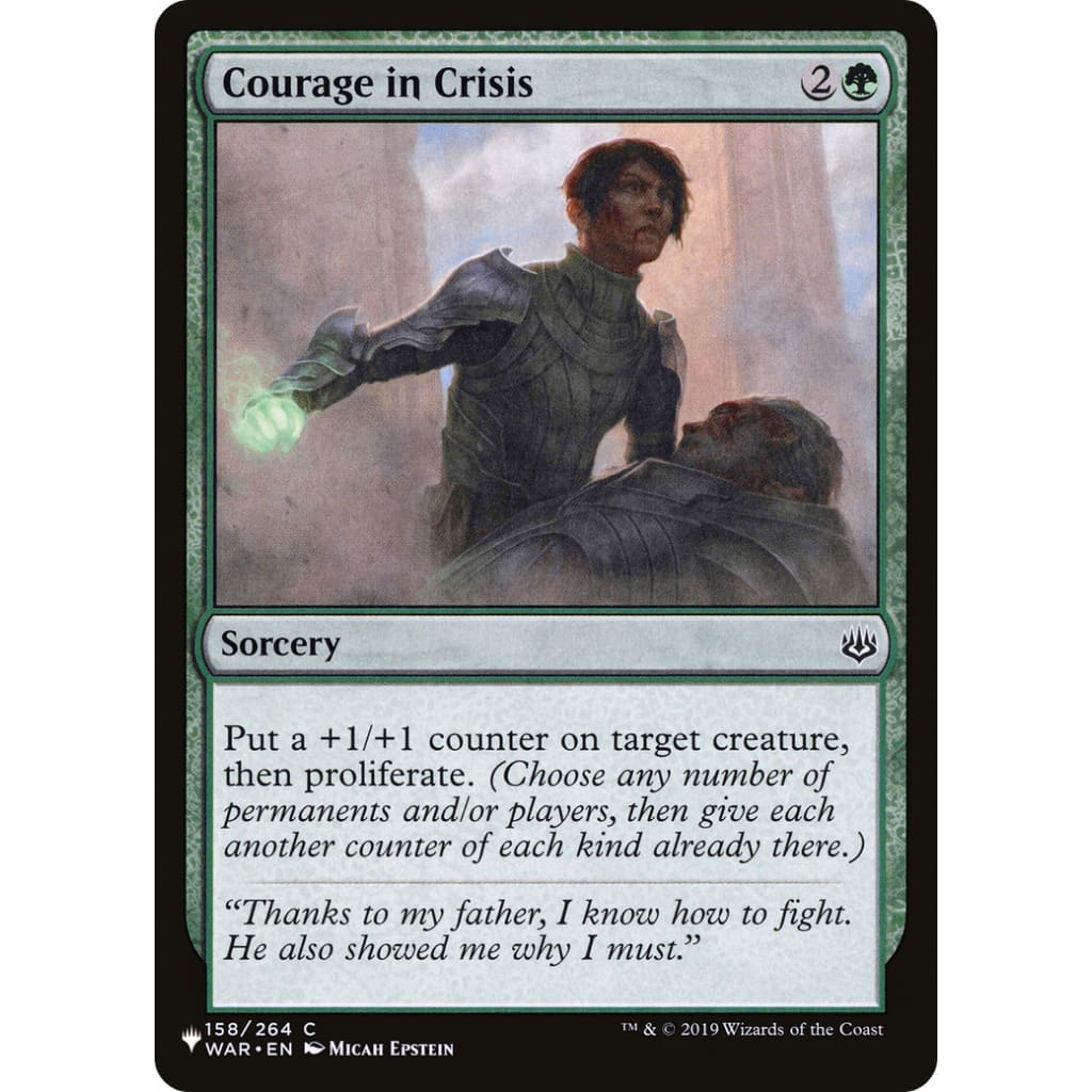 Courage in Crisis (PLST-WAR-158) - Single