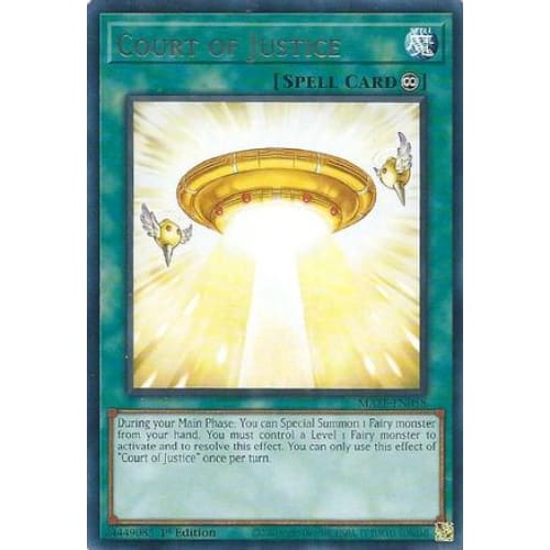 Court of Justice - MAZE-EN058 Rare 1st Edition - Single