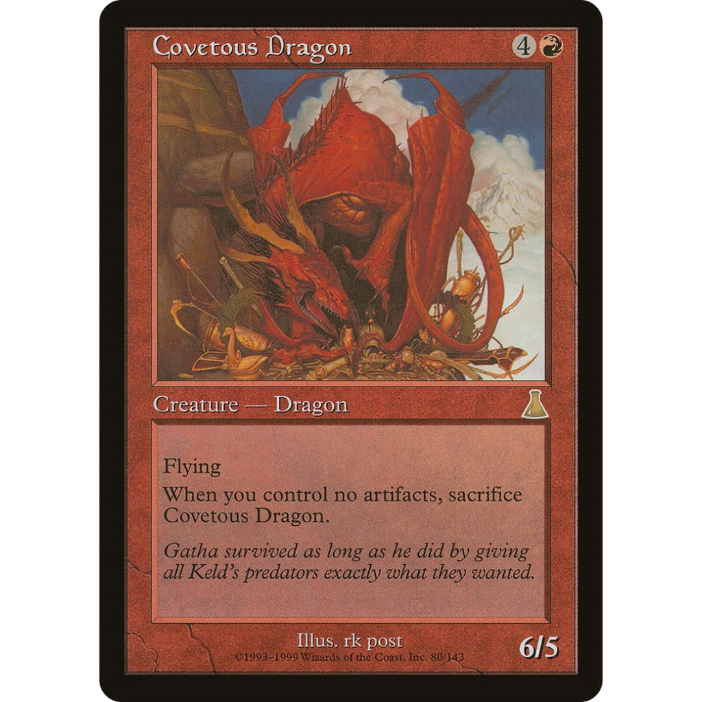 Covetous Dragon (UDS-080) Foil - Single