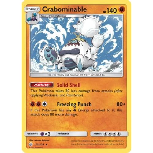 Crabominable (122/236) Rare Classic - Single