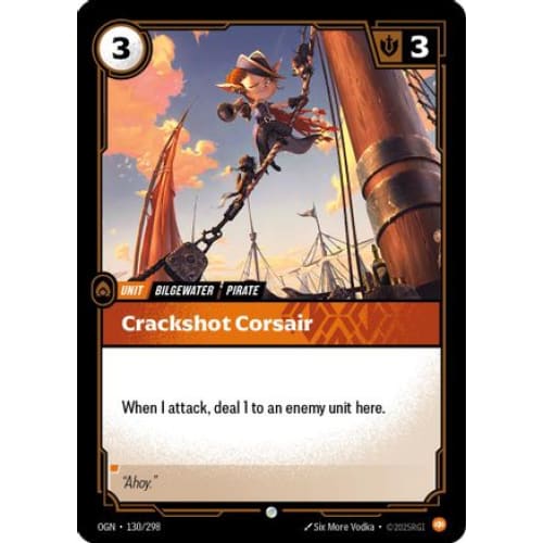 Crackshot Corsair (130/298) - Origins Foil - Single