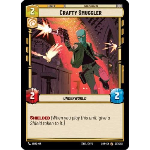 Crafty Smuggler (207/252) - Spark of Rebellion Foil - Single
