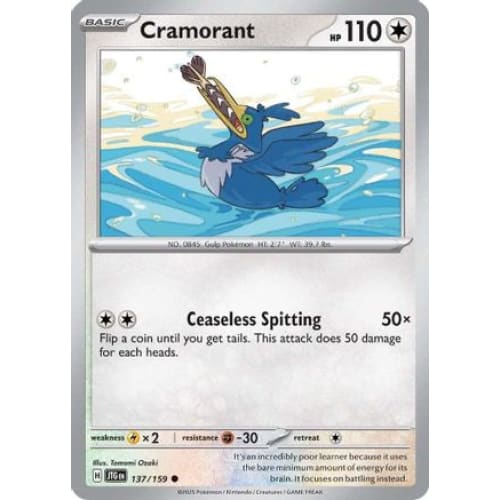 Cramorant (137) Common Reverse Holofoil - Single