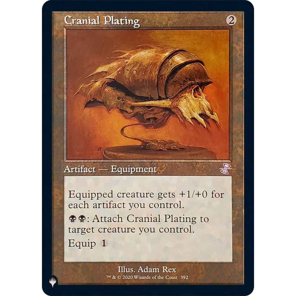 Cranial Plating (PLST-TSR-392) - Single