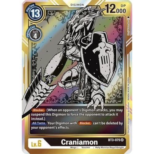 Craniamon (Alternate Art) (BT3-075 SR) Super Rare Foil