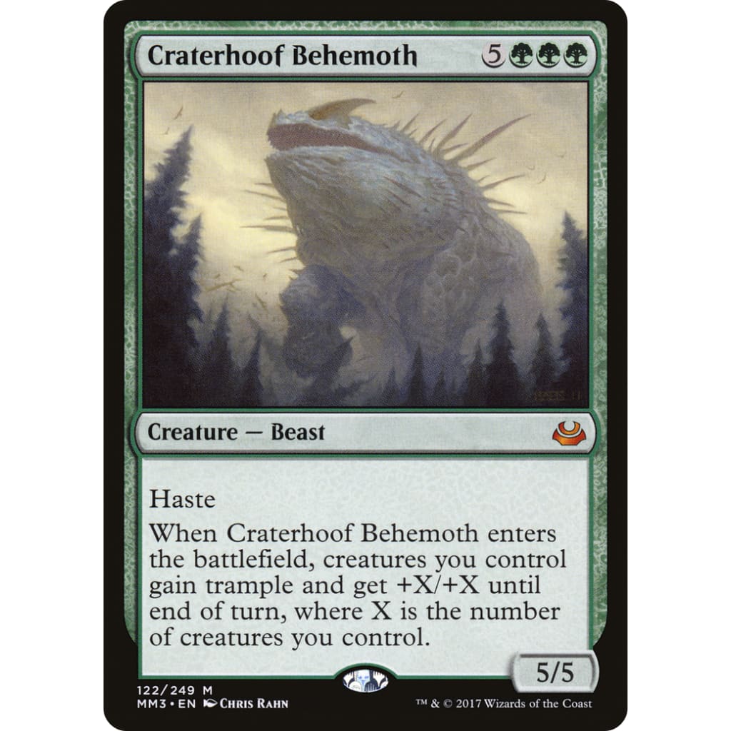 Craterhoof Behemoth (MM3-122) - Single