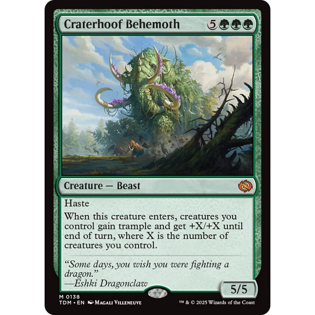 Craterhoof Behemoth (TDM-138) - Single