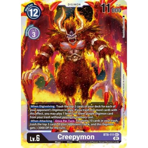 Creepymon (BT8-111 SEC) Secret Rare Foil - Single