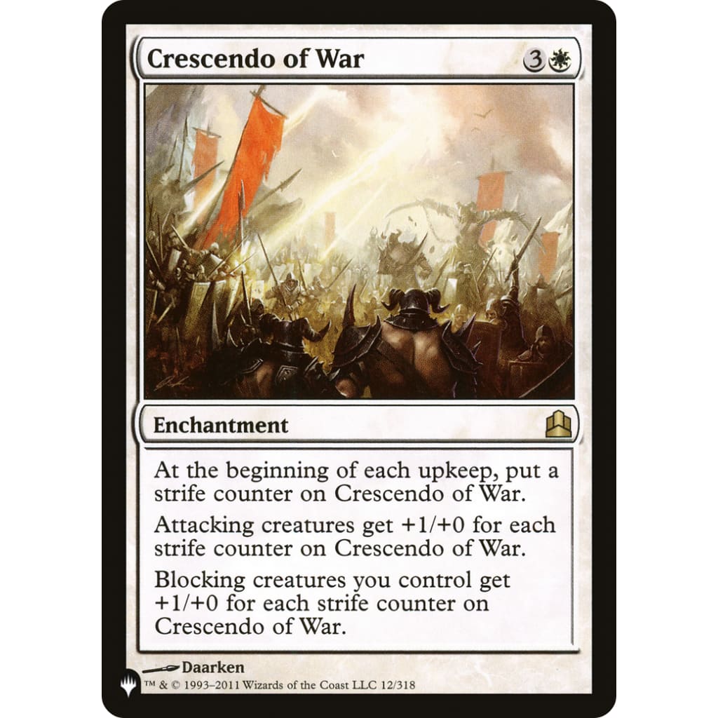 Crescendo of War (PLST-CMD-12) - Single