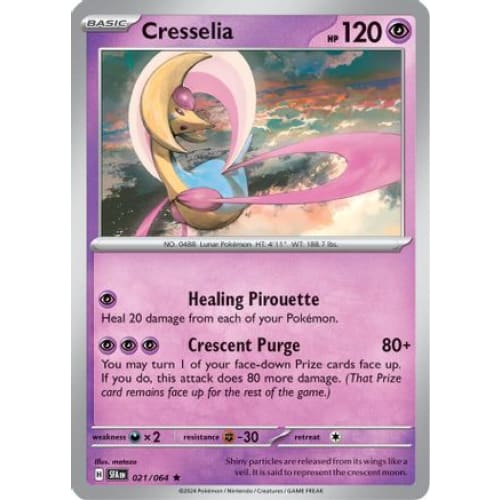 Cresselia (21) Rare Classic Reverse Holofoil - Single