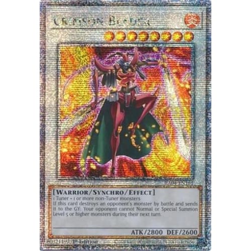 Crimson Blader (Quarter Century Secret Rare) - RA04-EN161