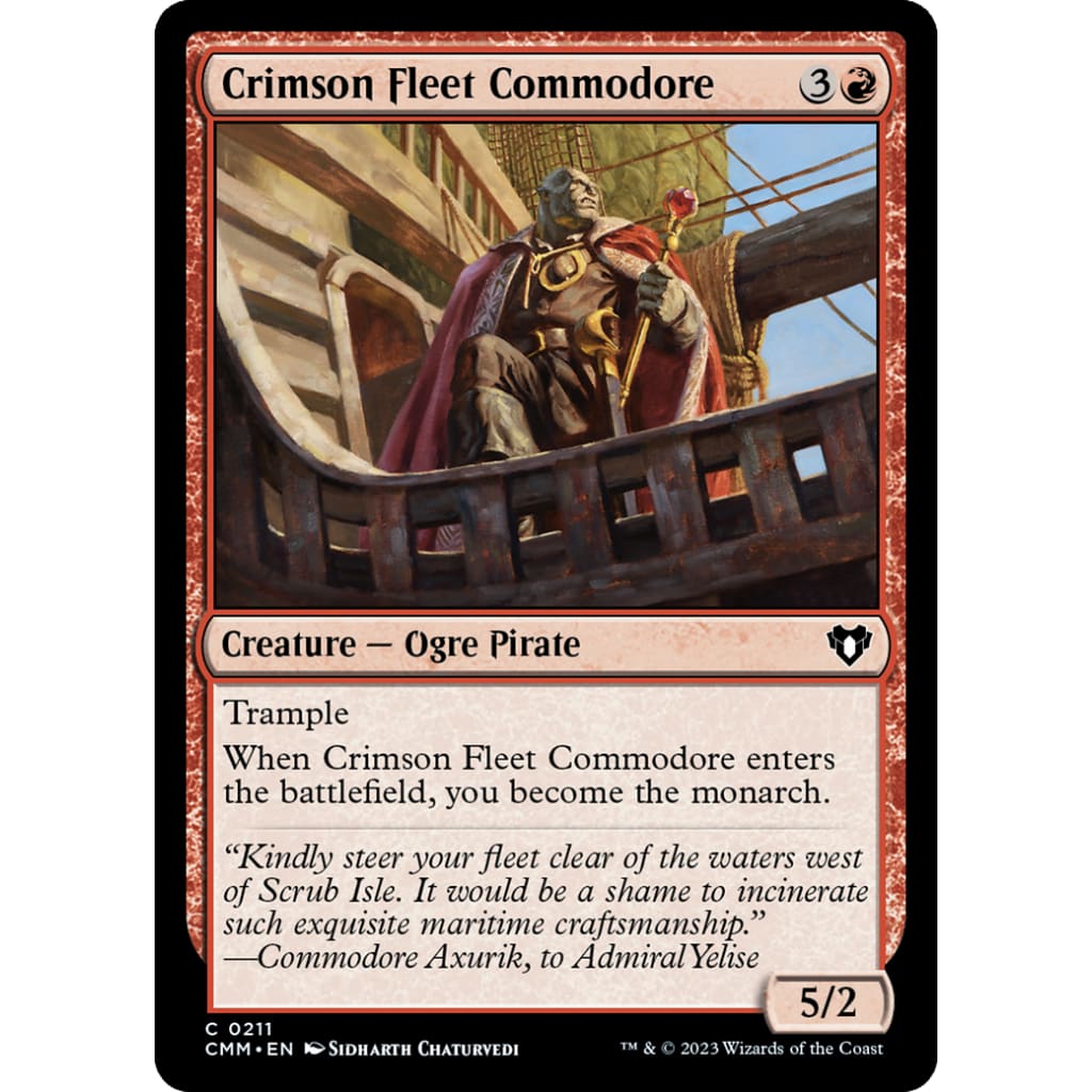 Crimson Fleet Commodore (CMM-211) - Single